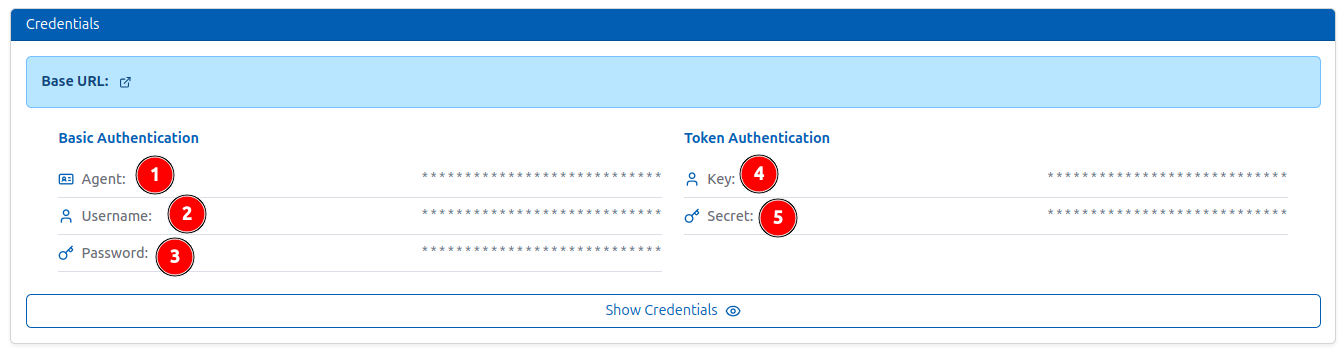 API Credentials